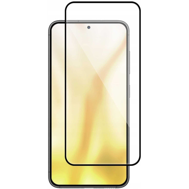 Tempered Glass Samsung Galaxy S25 / S24 Spacecase Full Cover Glass Full Face Αντιχαρακτικό Γυαλί Προστασίας Οθόνης Black