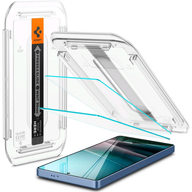Tempered Glass Samsung Galaxy S25 Ultra Spigen GLAS.tR EZ Fit HD Αντιχαρακτικό Γυαλί Οθόνης 2 Τεμάχια Clear