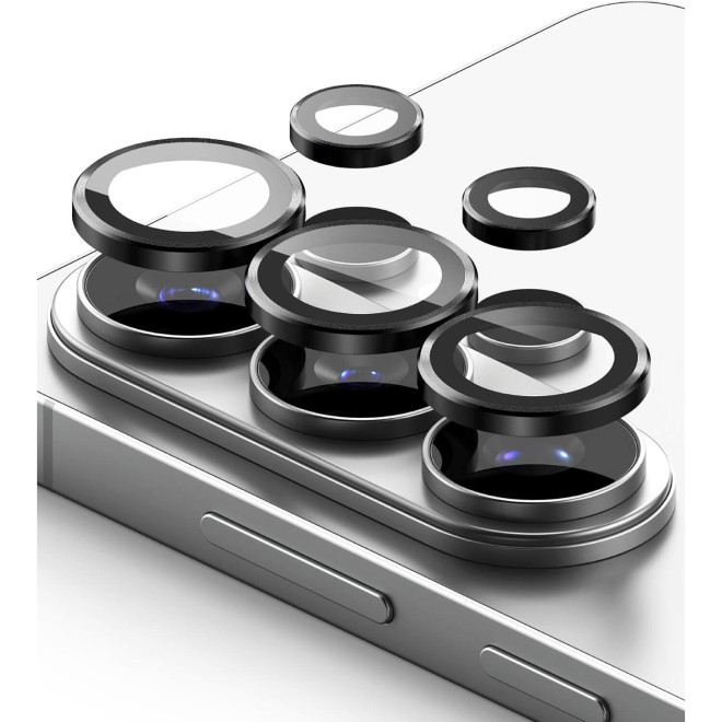 Tempered Glass Samsung Galaxy S26 Ultra Ringke Camera Lens Frame Glass Αντιχαρακτικό Γυαλί Προστασίας για Φακό Κάμερας 2 Τεμάχια Black