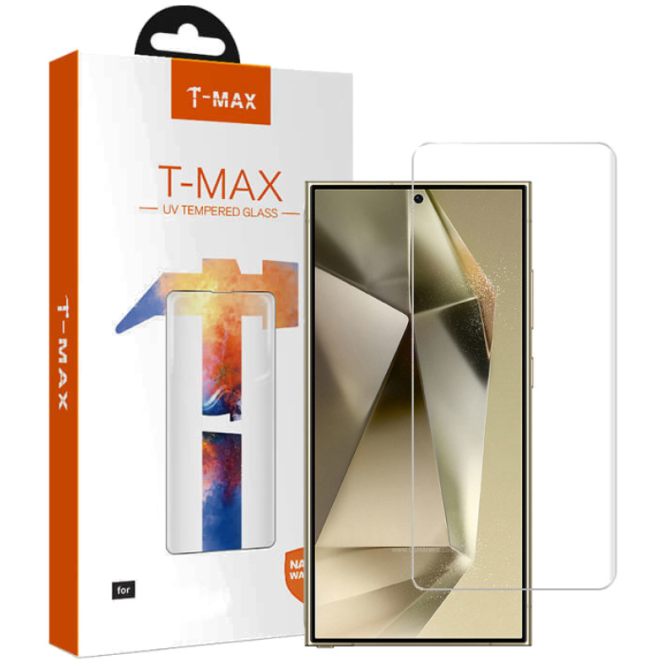 Tempered Glass Σύστημα Προστασίας Οθόνης - Samsung Galaxy S24 Ultra - T-MAX Liquid Full Glue 3D