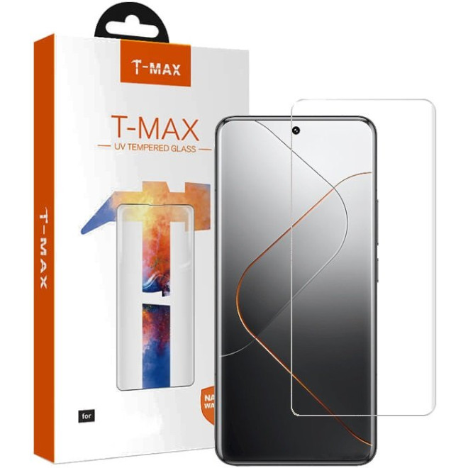Tempered Glass Xiaomi Redmi Note 14 Pro Plus 5G T-MAX Liquid Full Glue 3D Σύστημα Προστασίας Οθόνης 