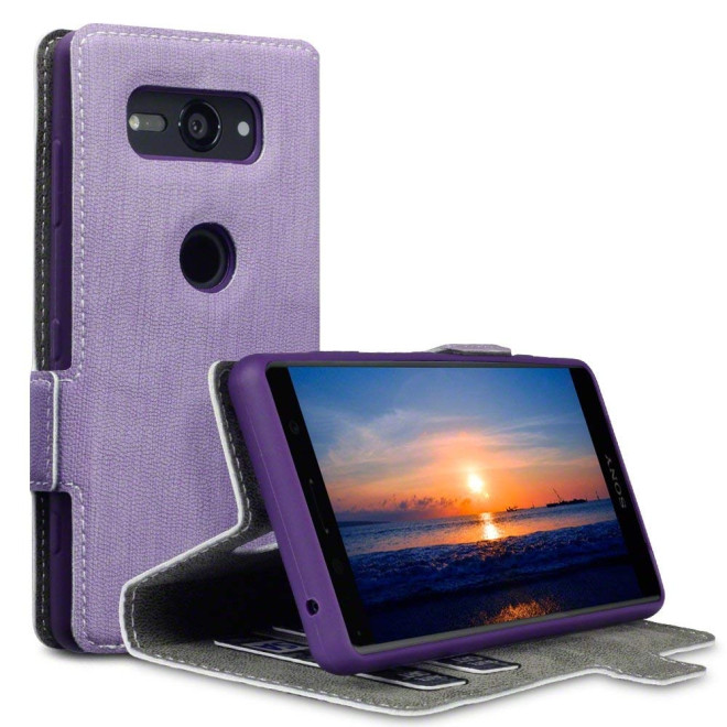 Terrapin Low Profile Θήκη - Πορτοφόλι Sony Xperia XZ2 Compact - Purple