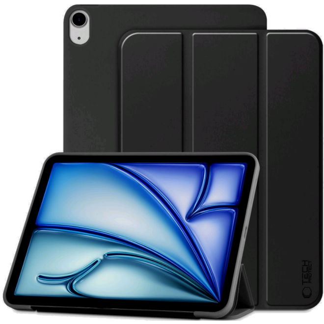 Θήκη Apple iPad Air 7 2025 11" / Air 6 2024 11" / Air 5 2022 10.9" / Air 4 2020 10.9" - Tech-Protect Smartcase Flip - Black