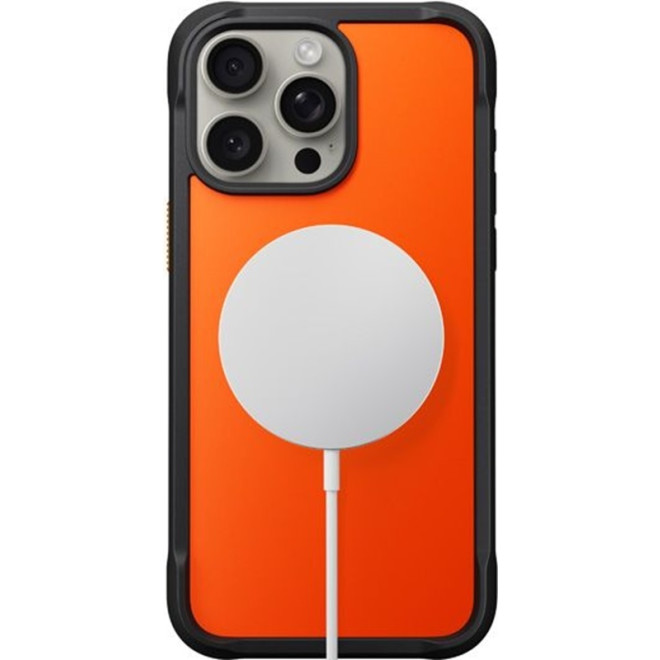 Θήκη Apple iPhone 15 Pro Max Nomad Rugged Case Ανθεκτική με MagSafe Ultra Orange
