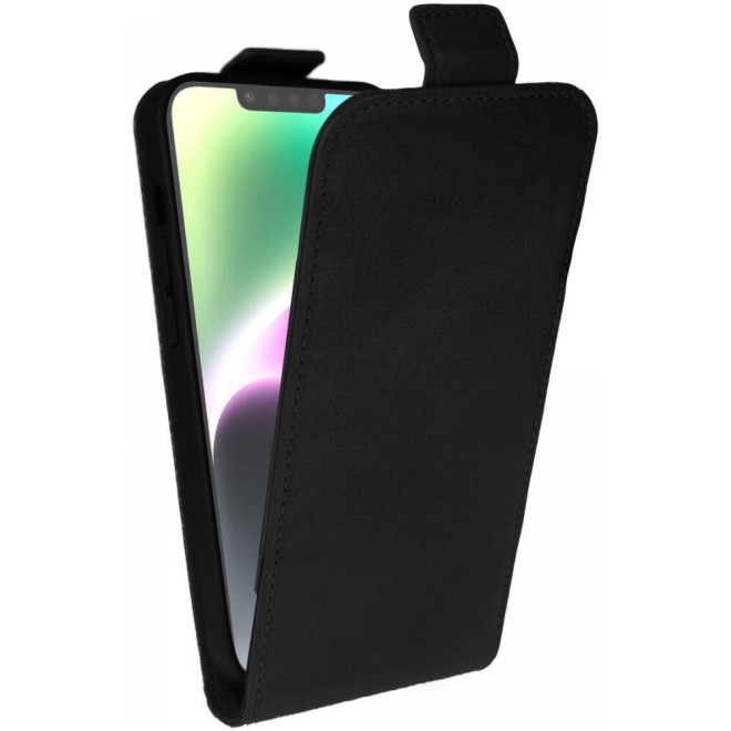 Θήκη Apple iPhone 15 - Rosso Element Vertical Flip Case Πορτοφόλι - Black