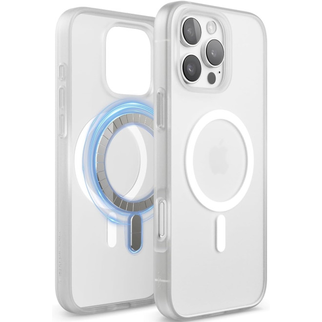 Θήκη Apple iPhone 16 Pro Max - Elago Magnetic Hybrid Ημιδιάφανη Σκληρή με MagSafe - Soft Feeling Clear