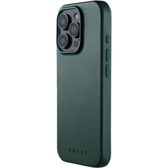 Θήκη Apple iPhone 16 Pro Max - MUJJO Full Leather Case Δερμάτινη με MagSafe - Livid Green Θήκη Apple iPhone 16 Pro Max - MUJJO Full Leather Case Δερμάτινη με MagSafe - Livid Green