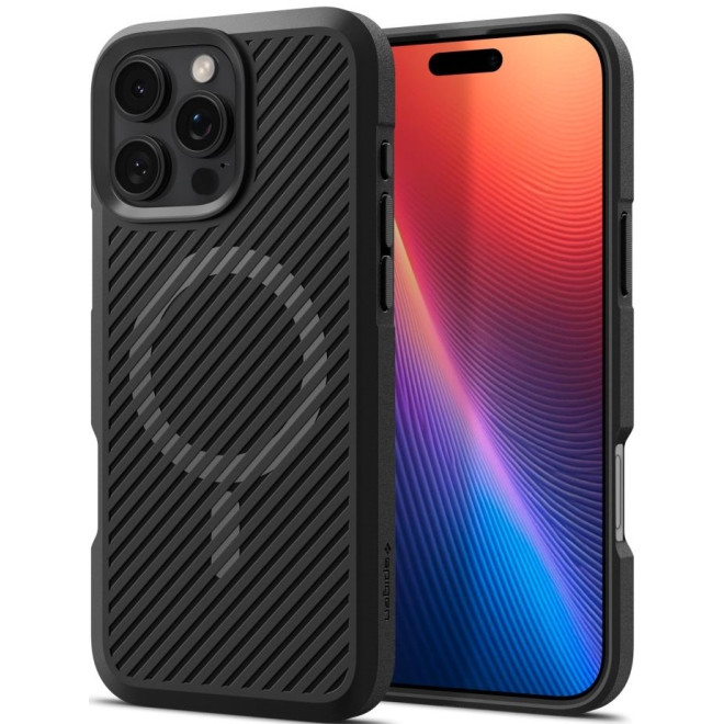 Θήκη Apple iPhone 16 Pro Max - Spigen Core Armor MagFit με MagSafe - Matte Black