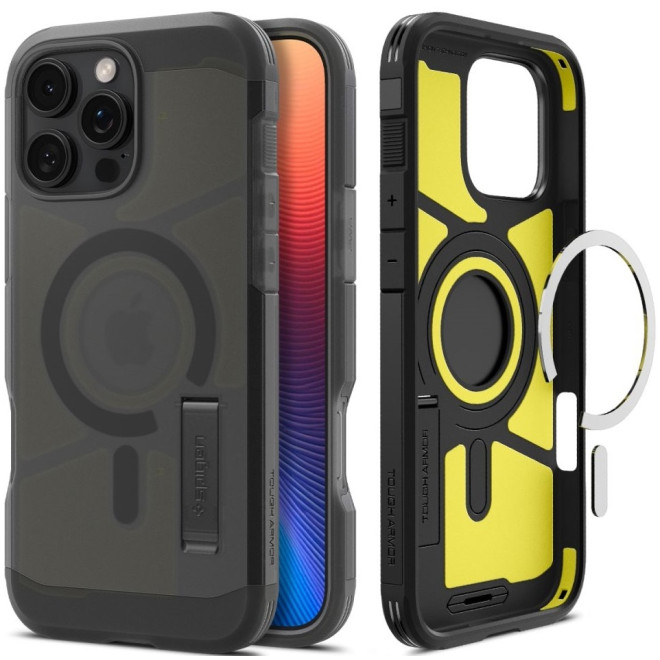 Θήκη Apple iPhone 16 Pro Max - Spigen Tough Armor AI MagFit Ανθεκτική με MagSafe - Frost Black