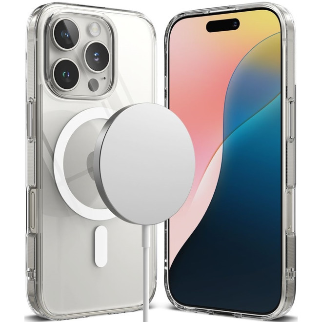 Θήκη Apple iPhone 16 Pro - Ringke Fusion Magnetic Ανθεκτική με MagSafe - Clear