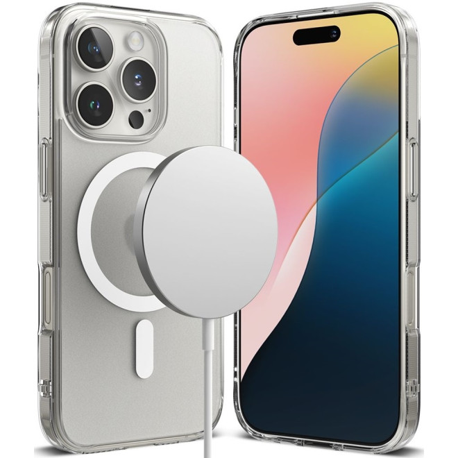 Θήκη Apple iPhone 16 Pro - Ringke Fusion Magnetic Ανθεκτική με MagSafe - Matte Clear