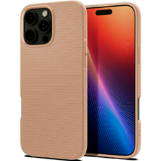 Θήκη Apple iPhone 16 Pro - Spigen Liquid Air Σιλικόνης - Rose Titanium