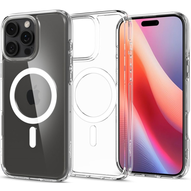 Θήκη Apple iPhone 16 Pro - Spigen Ultra Hybrid MagFit με MagSafe - White
