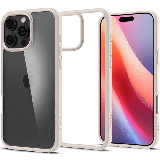 Θήκη Apple iPhone 16 Pro - Spigen Ultra Hybrid Σκληρή - Natural Titanium