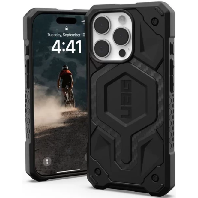 Θήκη Apple iPhone 16 Pro - UAG Monarch Pro Ανθεκτική με MagSafe - Carbon Fiber