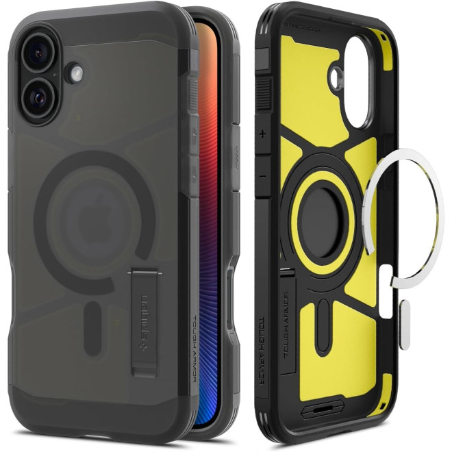 Θήκη Apple iPhone 16 - Spigen Tough Armor AI MagFit Ανθεκτική με MagSafe - Frost Black
