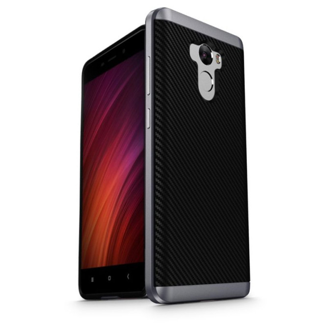 Θήκη Carbon Frame Xiaomi Redmi 4 Prime/ 4 Pro - Grey