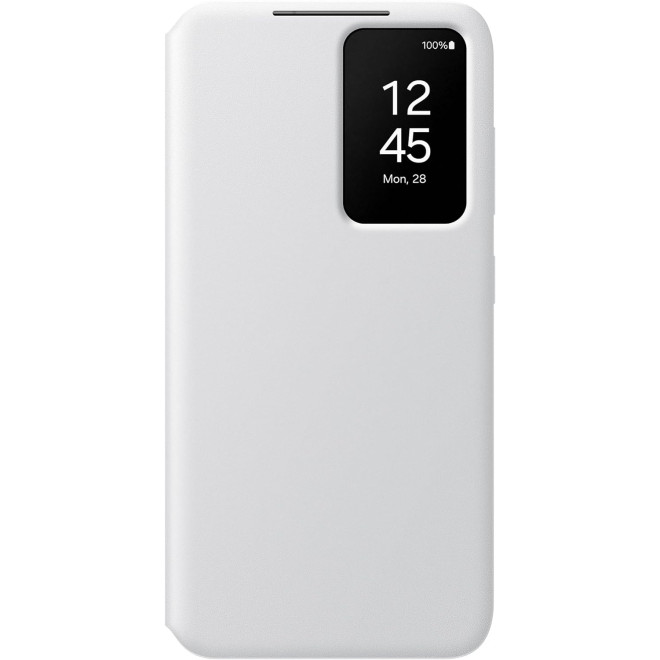 Θήκη Flip με Ενεργό Πορτάκι - Samsung Galaxy S24 - Official Samsung Smart View Wallet Case - White