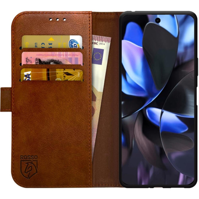 Θήκη Google Pixel 9 / 9 Pro - Rosso Element PU Πορτοφόλι - Brown 