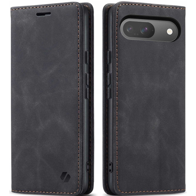 Θήκη Google Pixel 9 / 9 Pro - Spacecase Wallet Πορτοφόλι - Black 