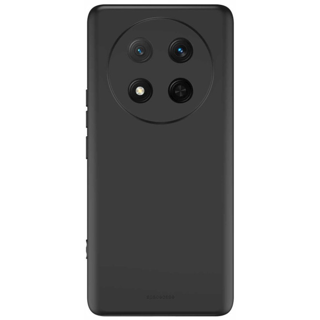 Θήκη Honor Magic7 Lite Spacecase Silicone Case Σιλικόνης Black