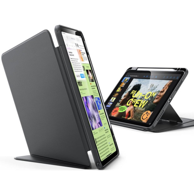 Θήκη iPad Air 7 2025 11" / Air 6 2024 11" / Air 5 2022 10.9" / Air 4 2020 10.9" ESR Flip Hybrid Case με Υποδοχή για Apple Pencil Black