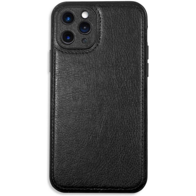 Θήκη iPhone 11 Pro Bodycell Prestige Backcover με Πλαίσιο Κάμερας Black