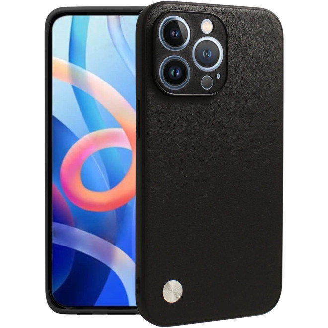 Θήκη iPhone 15 Pro Max Bodycell Vegan Cover Σκληρή Black