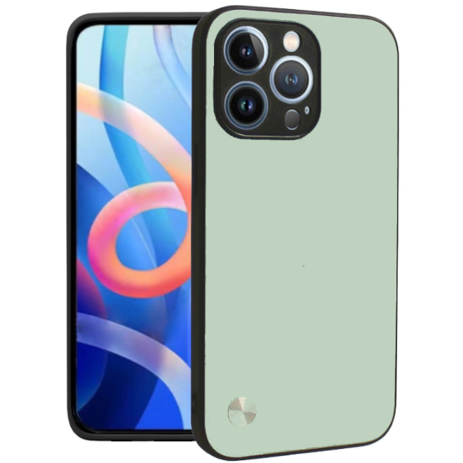 Θήκη iPhone 15 Pro Max Bodycell Vegan Cover Σκληρή Light Green