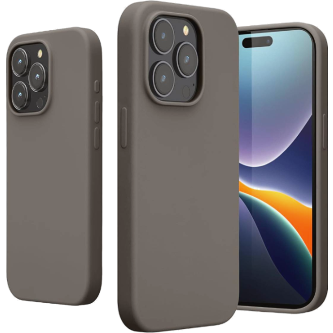 Θήκη iPhone 15 Pro Spacecase Pure Mag Σκληρή με MagSafe Gray