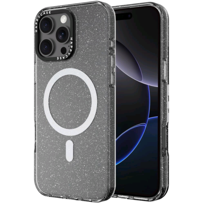 Θήκη iPhone 16 Pro Max HappyCase Joy Διάφανη Σκληρή με MagSafe Sparkle Glitter Θήκη iPhone 16 Pro Max HappyCase Joy Διάφανη Σκληρή με MagSafe Sparkle Glitter