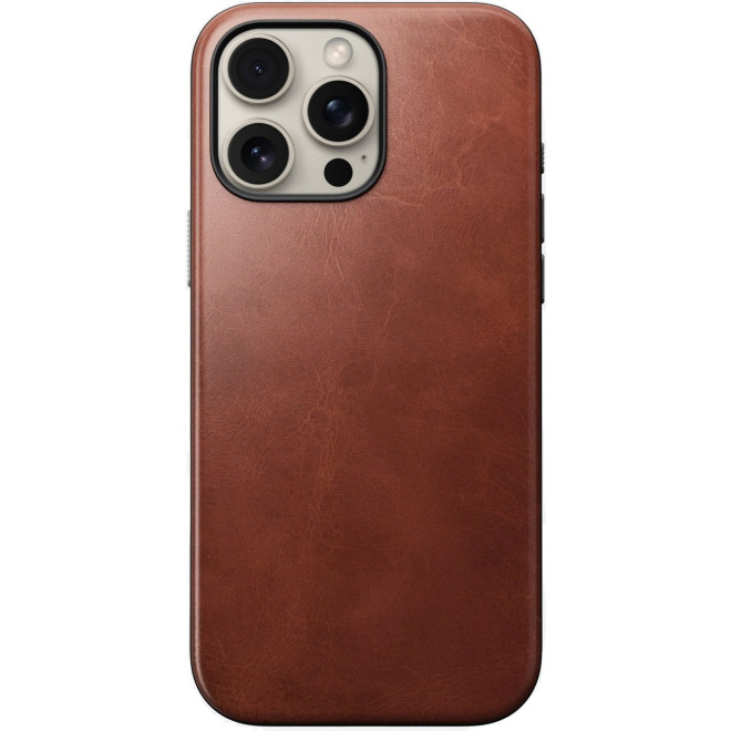 Θήκη iPhone 16 Pro Max Nomad Modern Leather Case Horween Δερμάτινη με MagSafe Olde Dublin