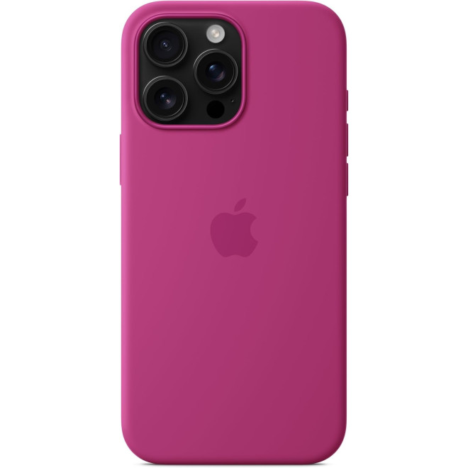 Θήκη iPhone 16 Pro Max Official Apple Silicone Case Σιλικόνης με MagSafe Fuchsia