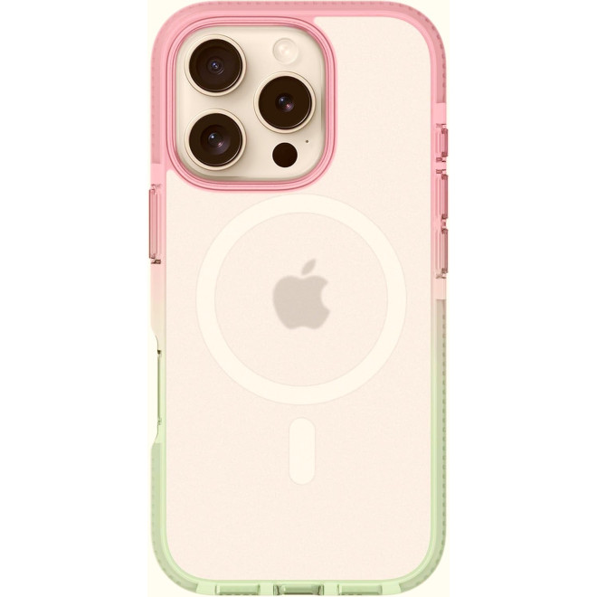 Θήκη iPhone 16 Pro Max Prodigee Flow Ανθεκτική Ημιδιάφανη με MagSafe Blush Frost