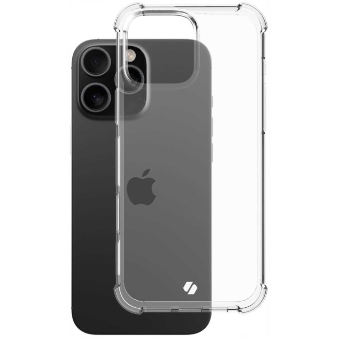 Θήκη iPhone 16 Pro Max Spacecase Anti-Shock Διάφανη Σιλικόνης 1mm Clear