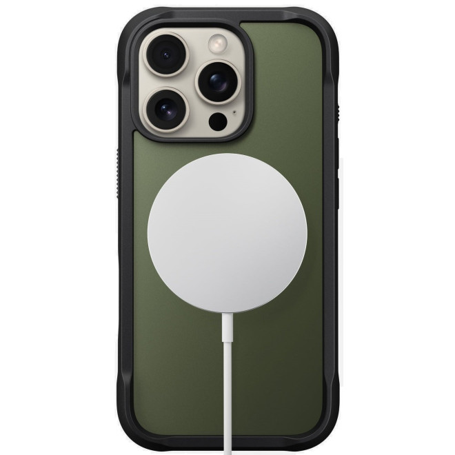 Θήκη iPhone 16 Pro Nomad Rugged Case Ανθεκτική με MagSafe Forest 