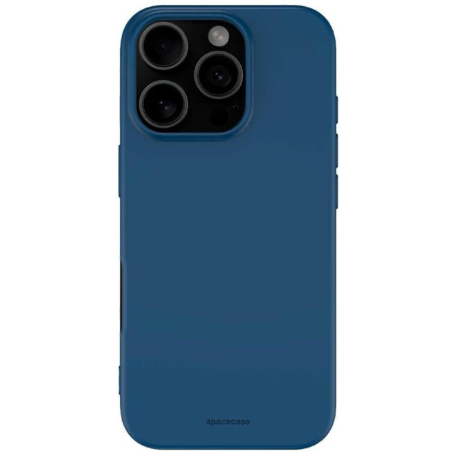 Θήκη iPhone 16 Pro Spacecase Silicone Case Σιλικόνης Blue
