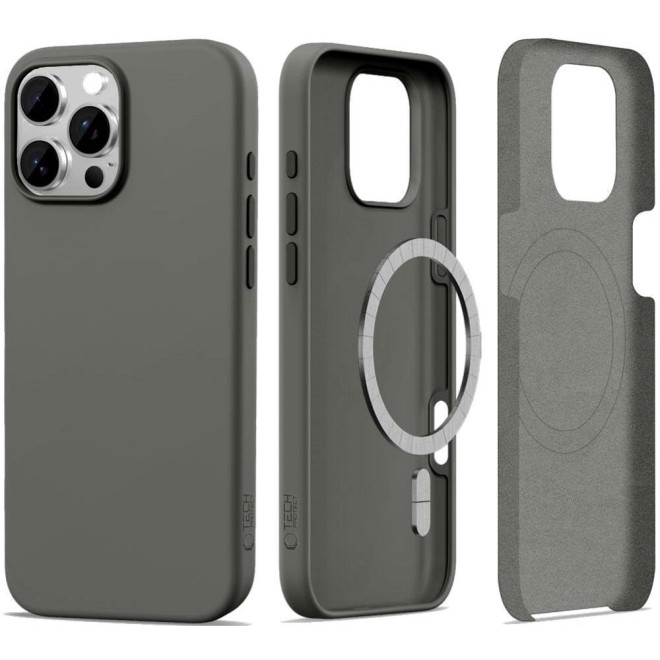 Θήκη iPhone 16 Pro Tech-Protect Silicone MagSafe Σιλικόνης με MagSafe Matte Clay
