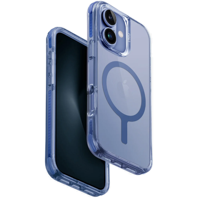 Θήκη iPhone 16 Uniq Combat MagClick Ανθεκτική με MagSafe Pearl Blue