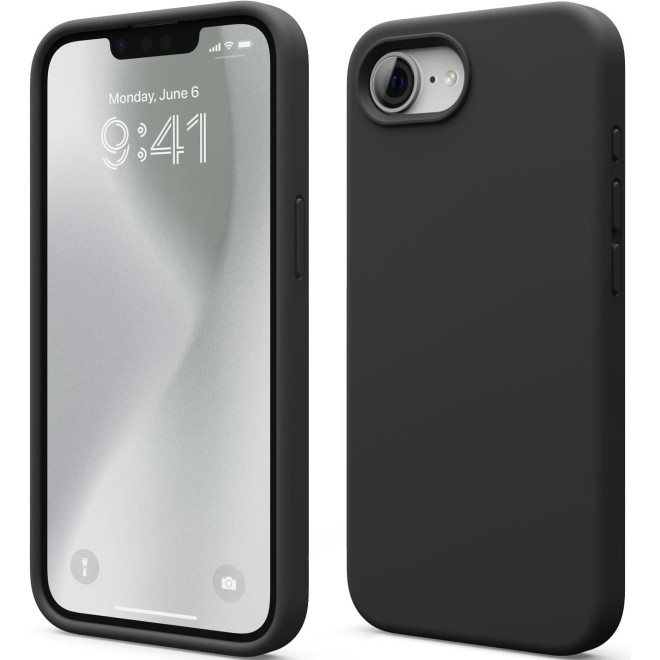 Θήκη iPhone 16e Elago Silicone Case Premium Σιλικόνης Black