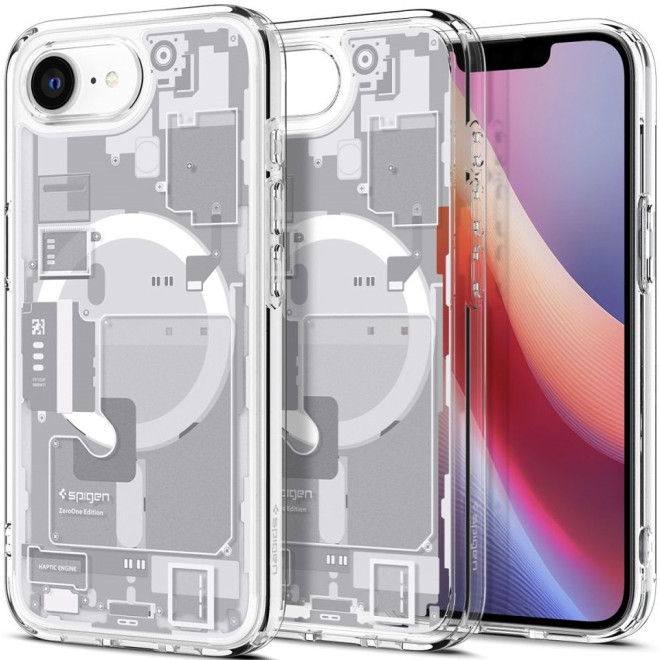 Θήκη iPhone 16e Spigen Ultra Hybrid MagFit Σκληρή με MagSafe Zero One White