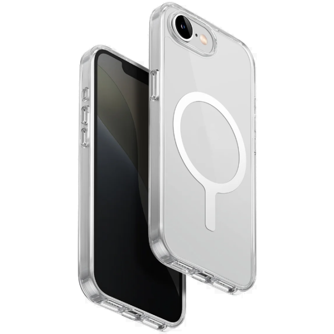 Θήκη iPhone 16e Uniq LifePro MagClick Ανθεκτική Σκληρή με MagSafe Clear