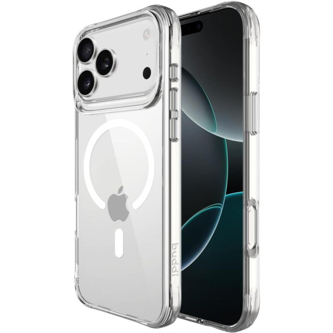 Θήκη iPhone 17 Pro Buddi Core Σκληρή Διάφανη με MagSafe Clear