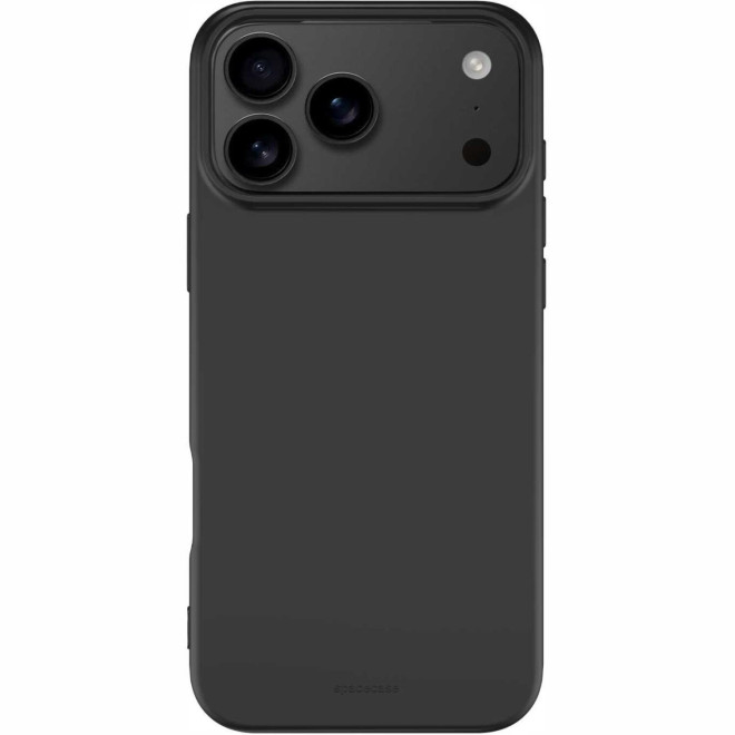 Θήκη iPhone 17 Pro Max Spacecase Silicone Case Σιλικόνης Black