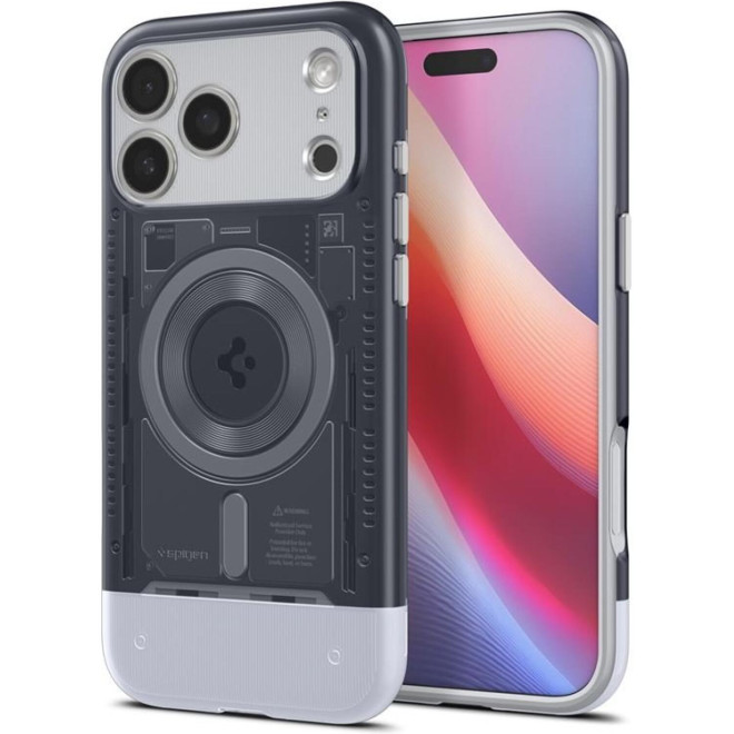 Θήκη iPhone 17 Pro Max Spigen Classic C1 MagFit Ανθεκτική Σκληρή με MagSafe Graphite