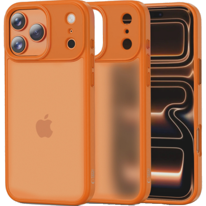 Θήκη iPhone 17 Pro Tech-Protect MagMat Σκληρή Ημιδιάφανη Matte Cosmic Orange