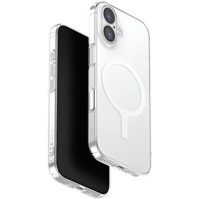 Θήκη iPhone 17 Uniq AirSuit Ultra Slim MagClick Σκληρή με MagSafe Glossy Clear White