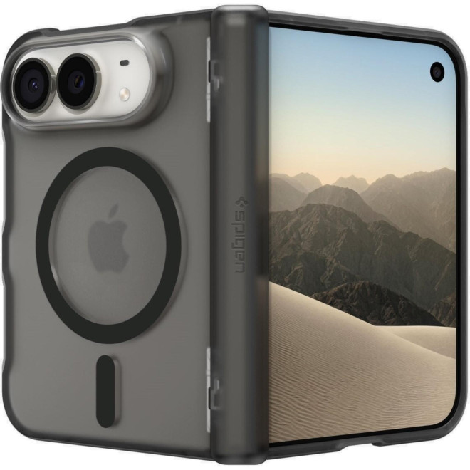 Θήκη iPhone Duo Spigen Ultra Hybrid Pro MagFit Σκληρή με MagSafe Frost Black 