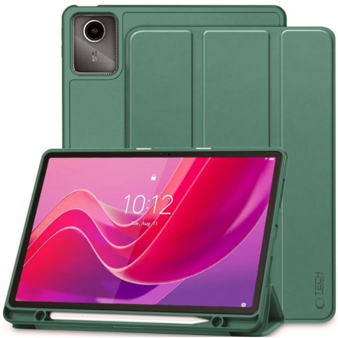 Θήκη Lenovo Tab M11 / K11E 11" TB-330 Tech-Protect SC Pen Smartcase Flip με Υποδοχή για Γραφίδα Green