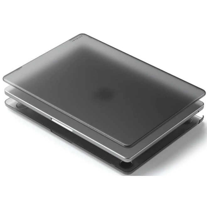 Θήκη MacBook Air 13" M4 2025 / M3 2024 / M2 2022 Satechi Eco-Hardshell Σκληρό Κάλυμμα Dark Matte